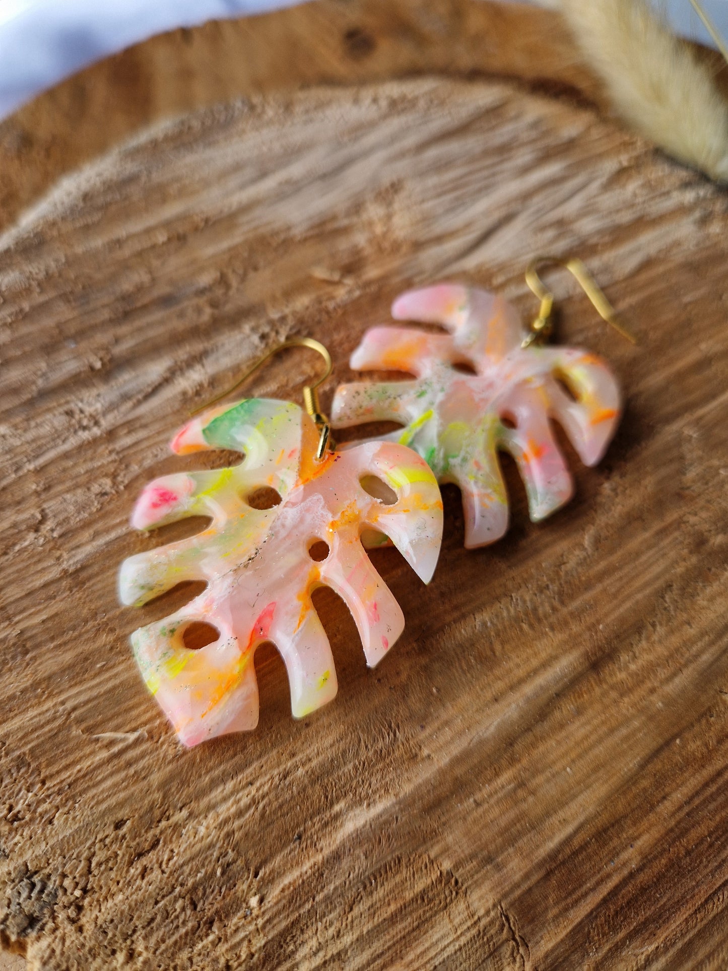 Boucles "Monstera"