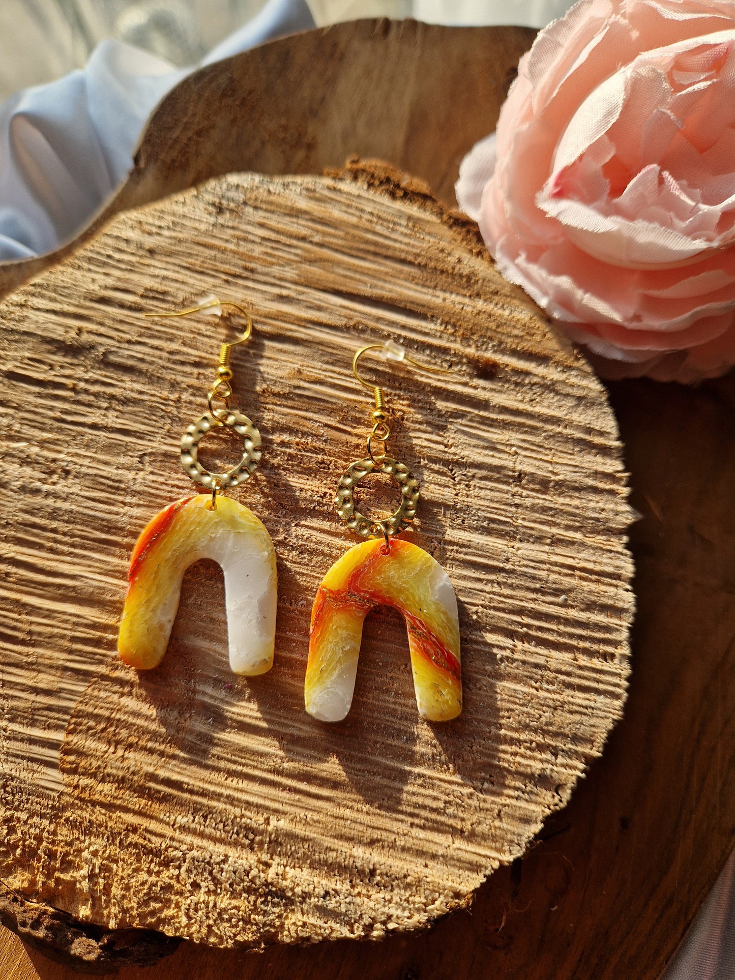 Boucles "Jeanne" 💛🧡