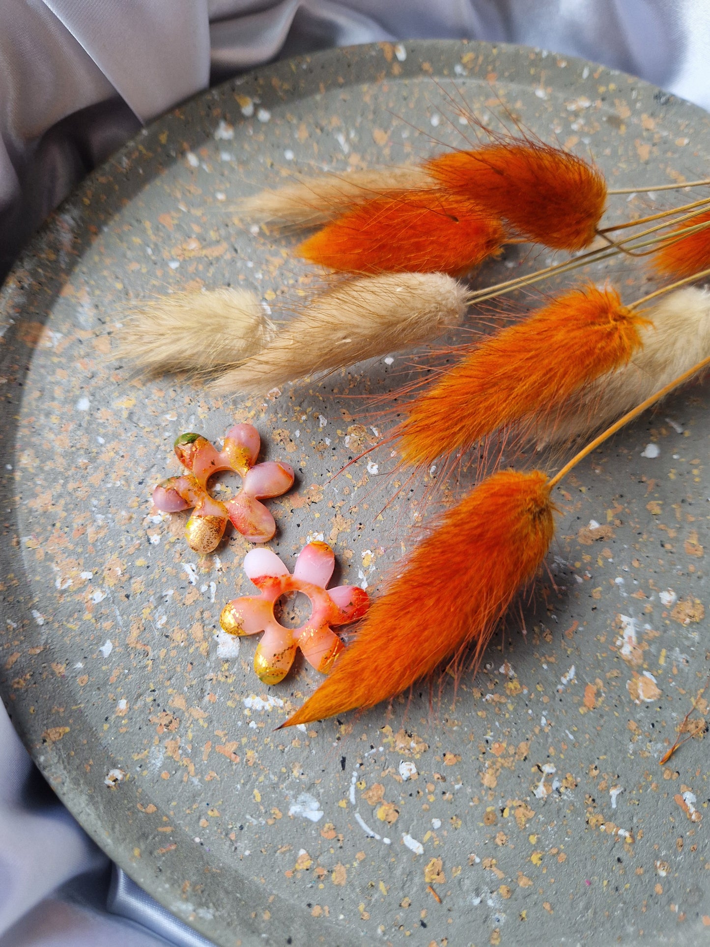 Pampilles "Couleurs d'automne " 🦊🐿🍄🟫🍂🍁 (sans créoles) mates.