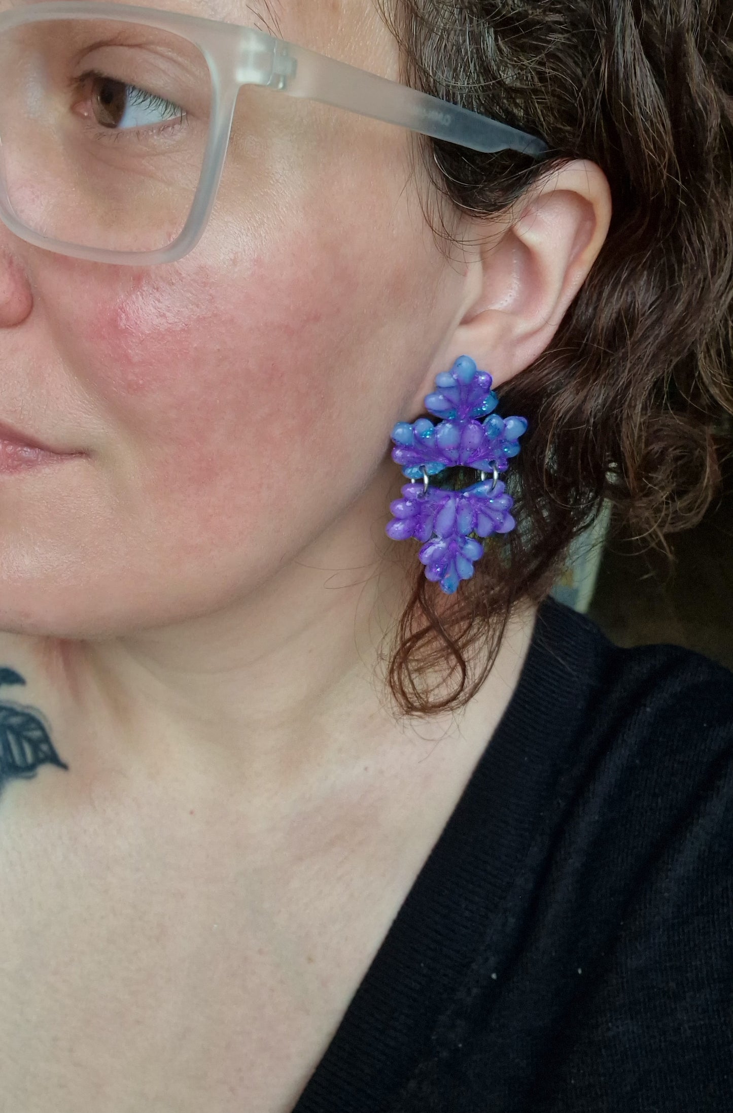 Boucles "Feuillage"