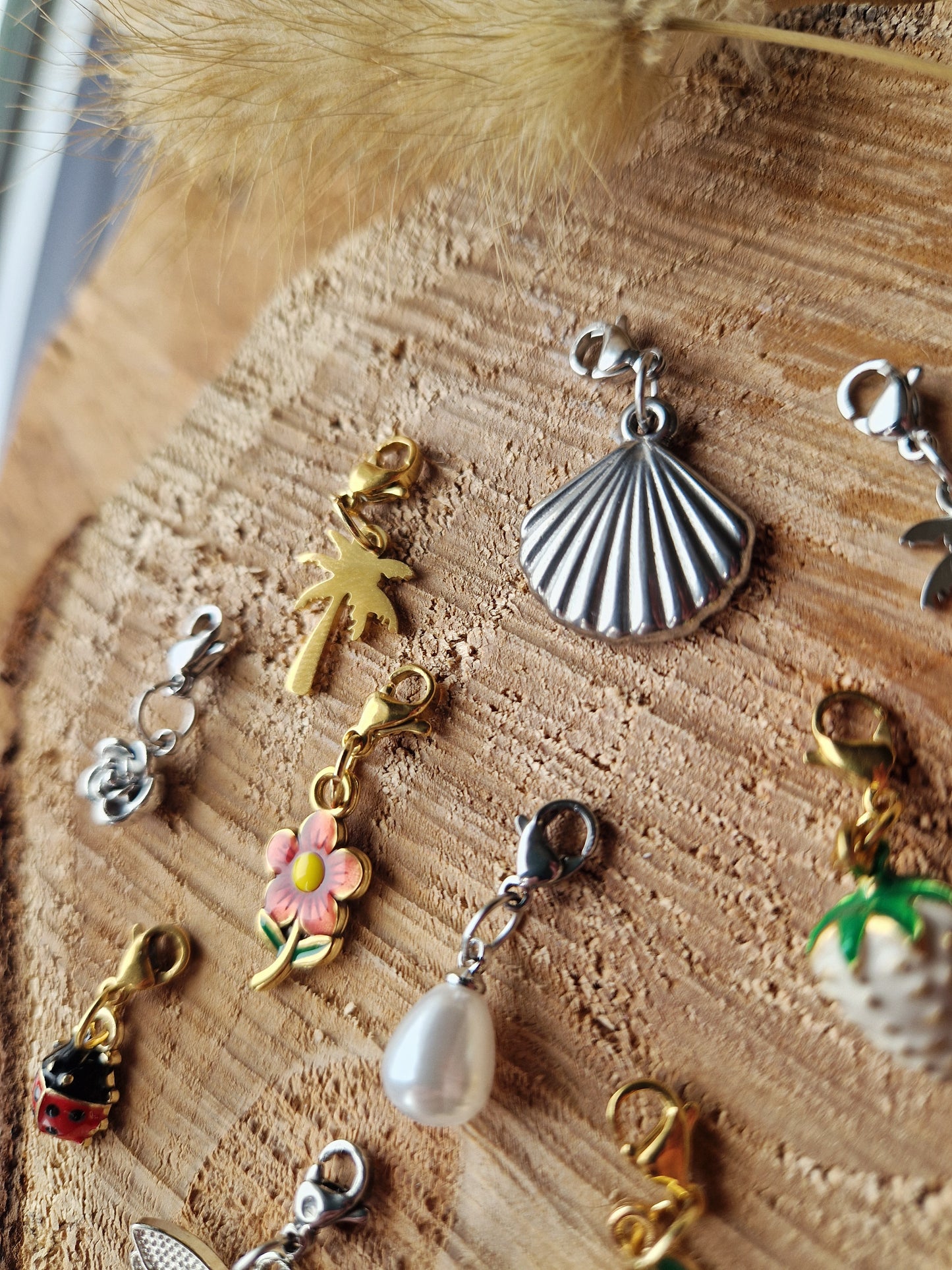Charms breloque printemps / été 🐞🐝🐚🌸