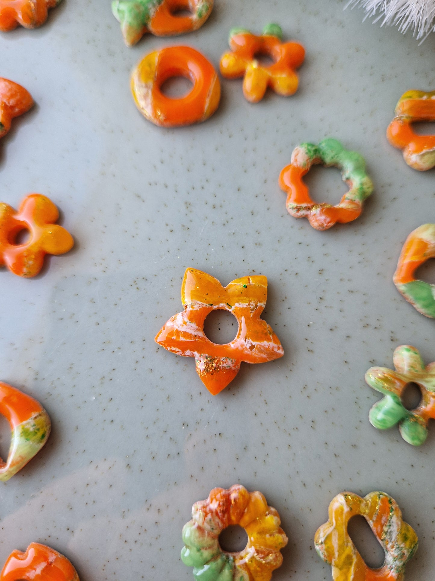 Minies pampilles "Citrus 🍋🍊🍋🟩" (sans créoles).