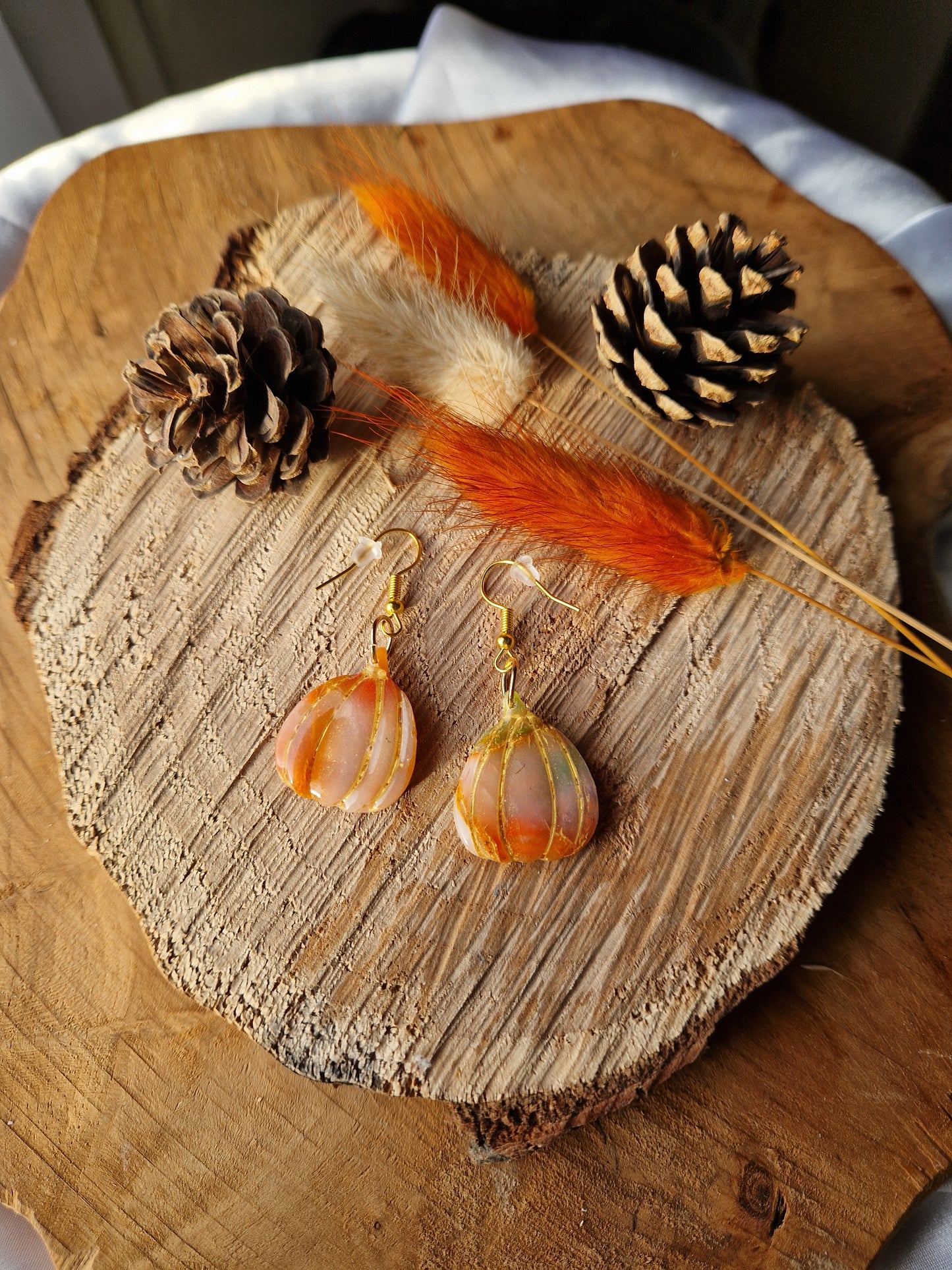 Boucles "Citrouille 🎃"