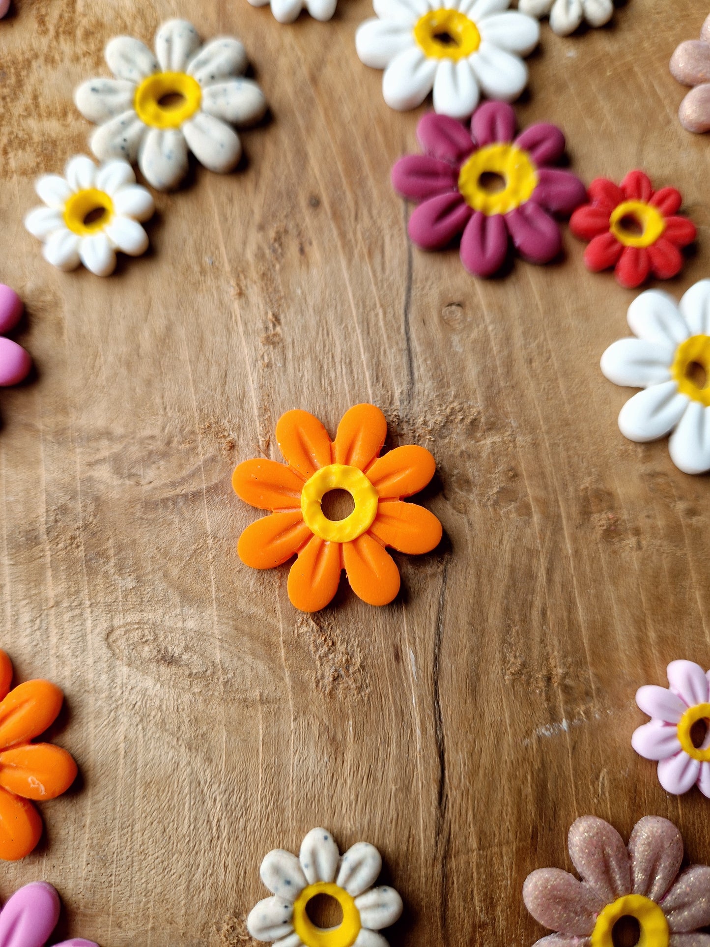 Pampilles "Pâquerettes 🌼" (sans créoles).
