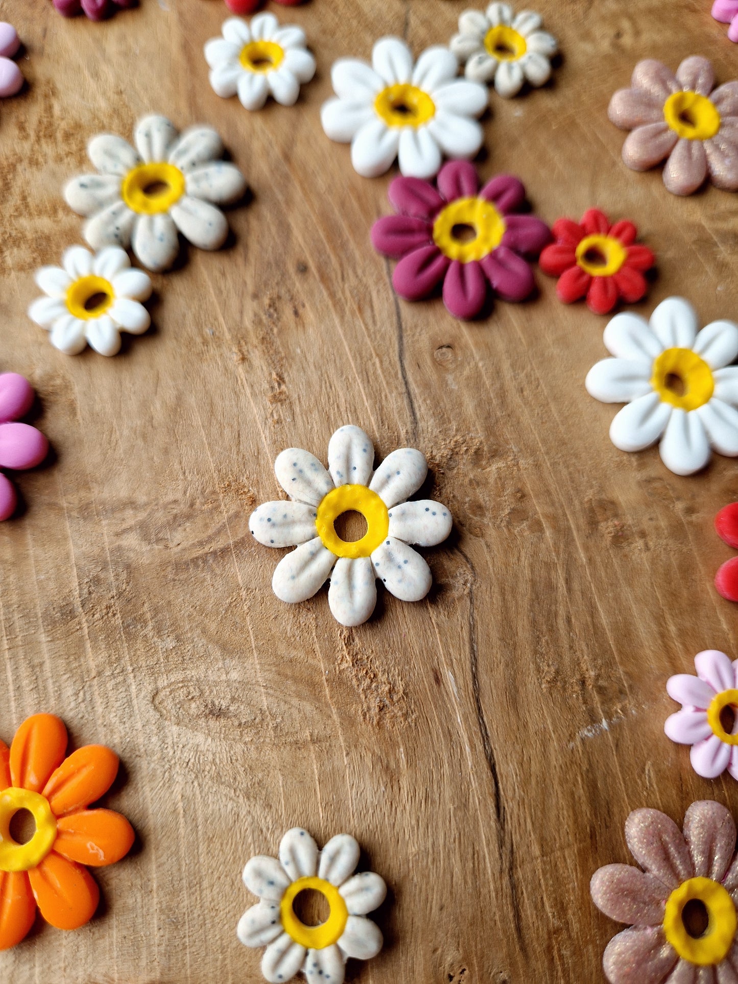 Pampilles "Pâquerettes 🌼" (sans créoles).