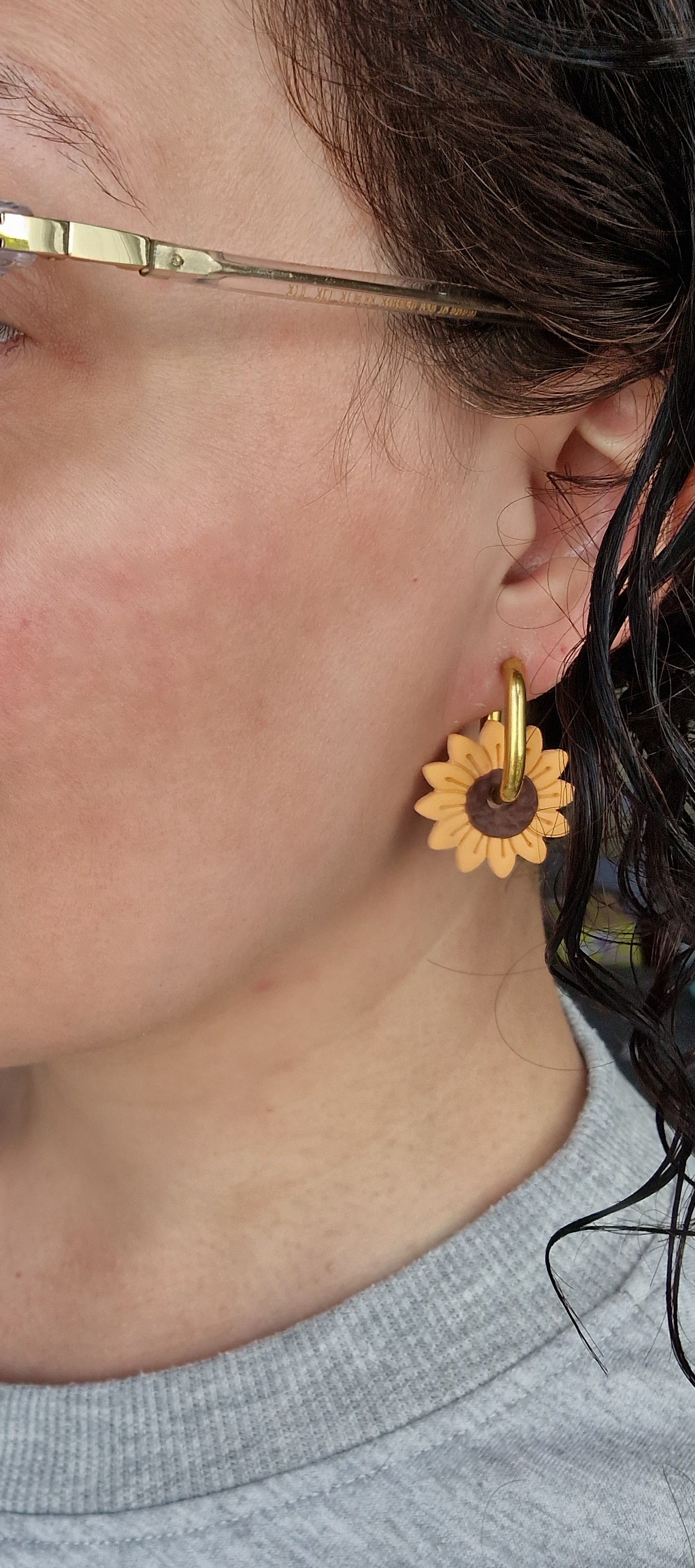 Pampilles "Tournesols 🌻"(Sans créoles).