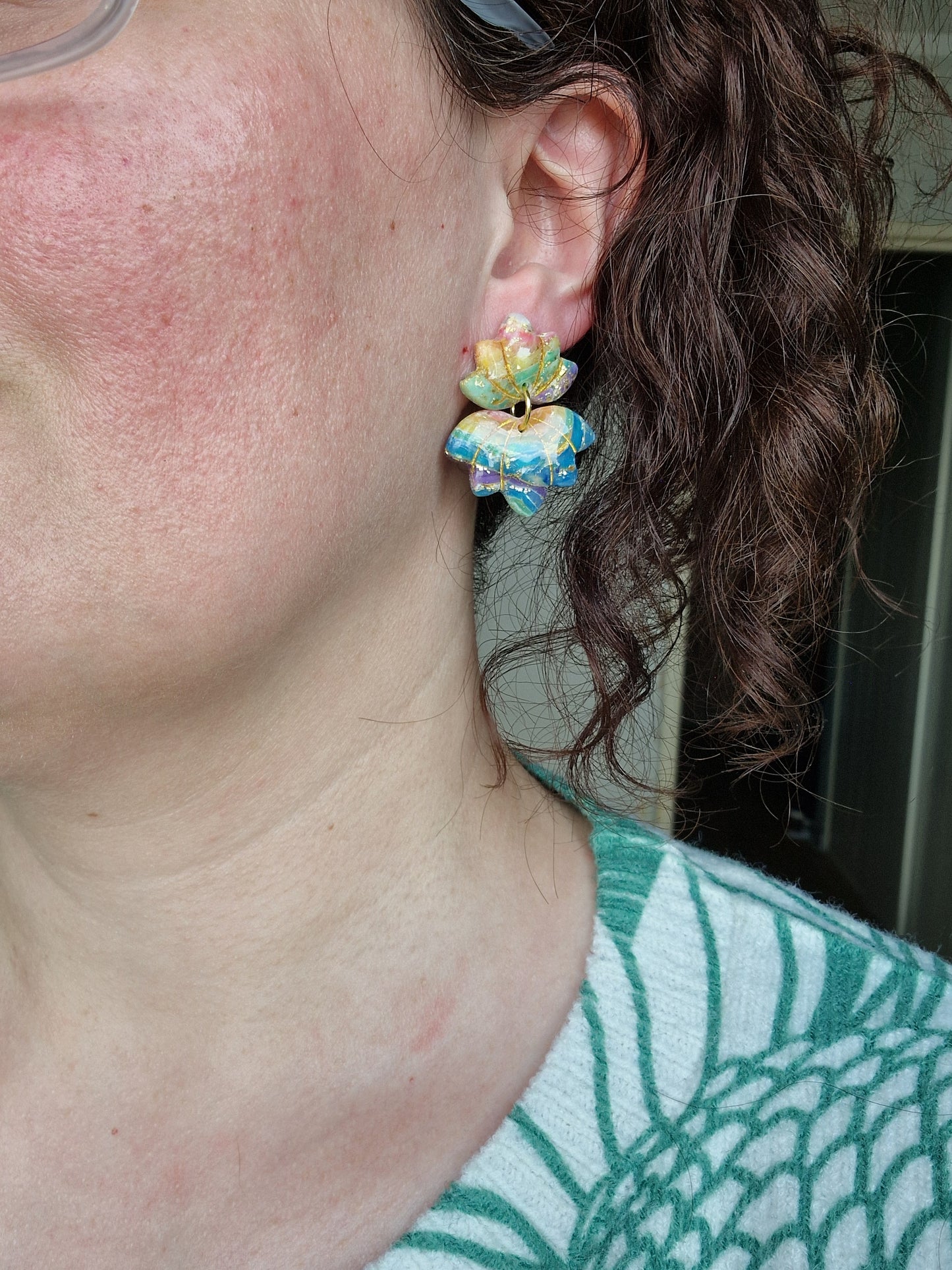 Boucles "Fleur de Lotus 🪷"
