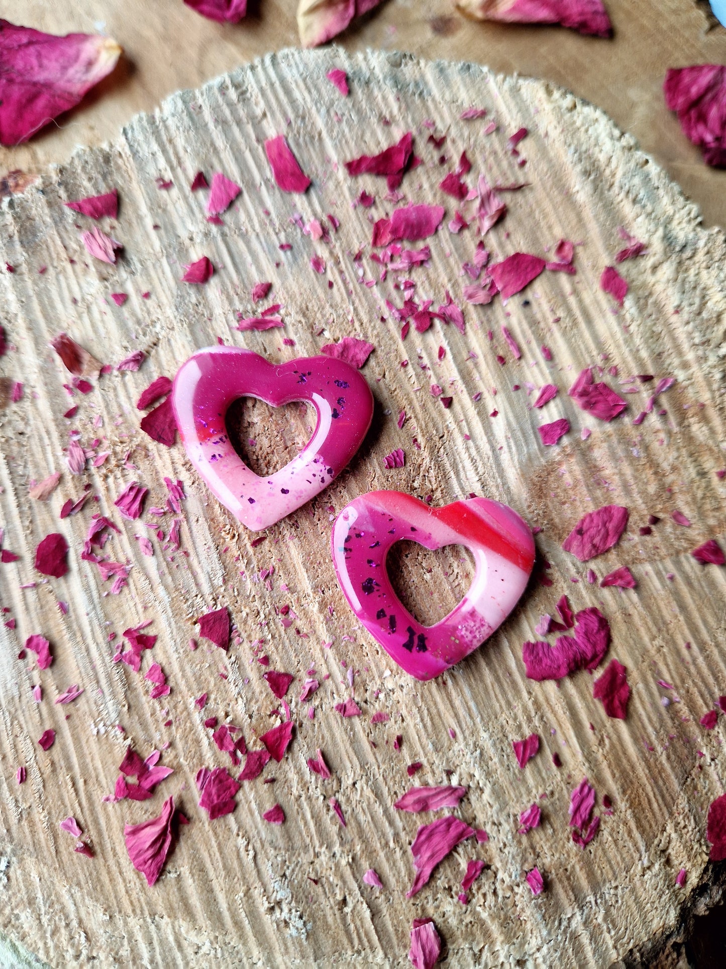 Pampilles "Cœurs 💕" (sans créoles).
