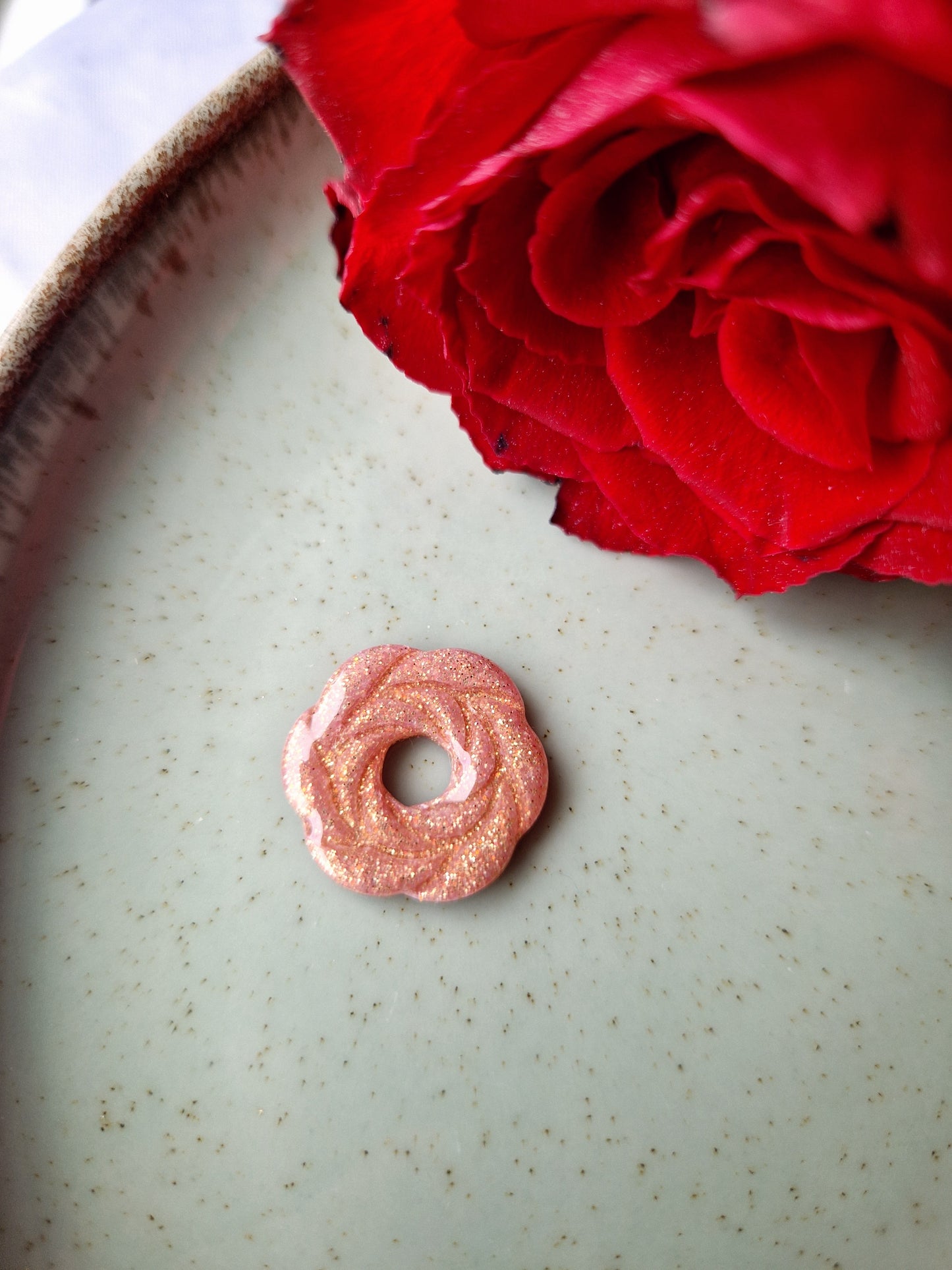 Pampilles "Roses 🌹" (Sans créoles).