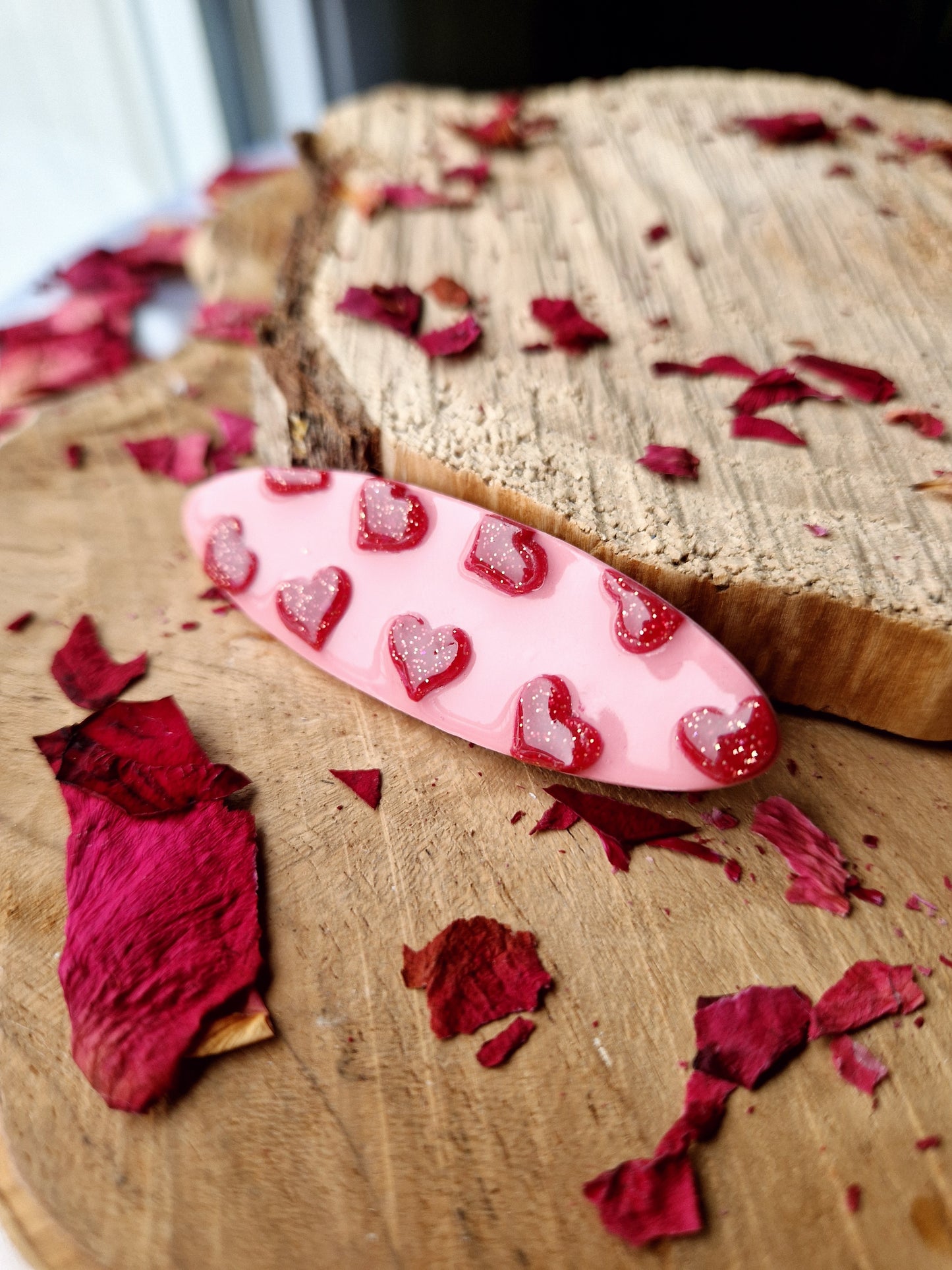 Barrette "Cœurs ❤️🩷"