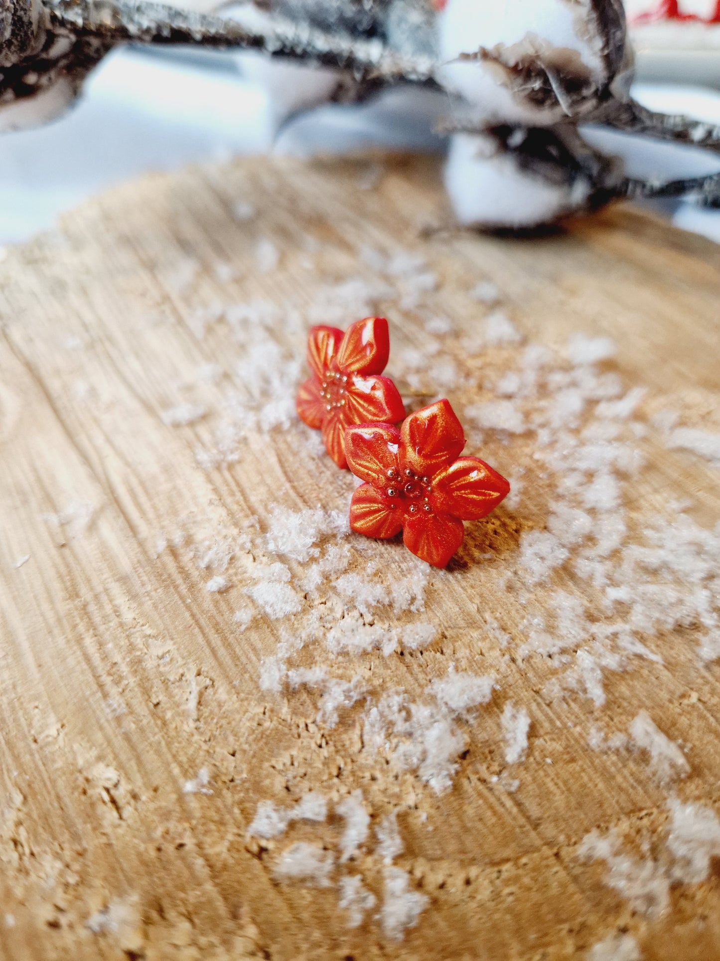 Petites puces "Fleurs de Noël "