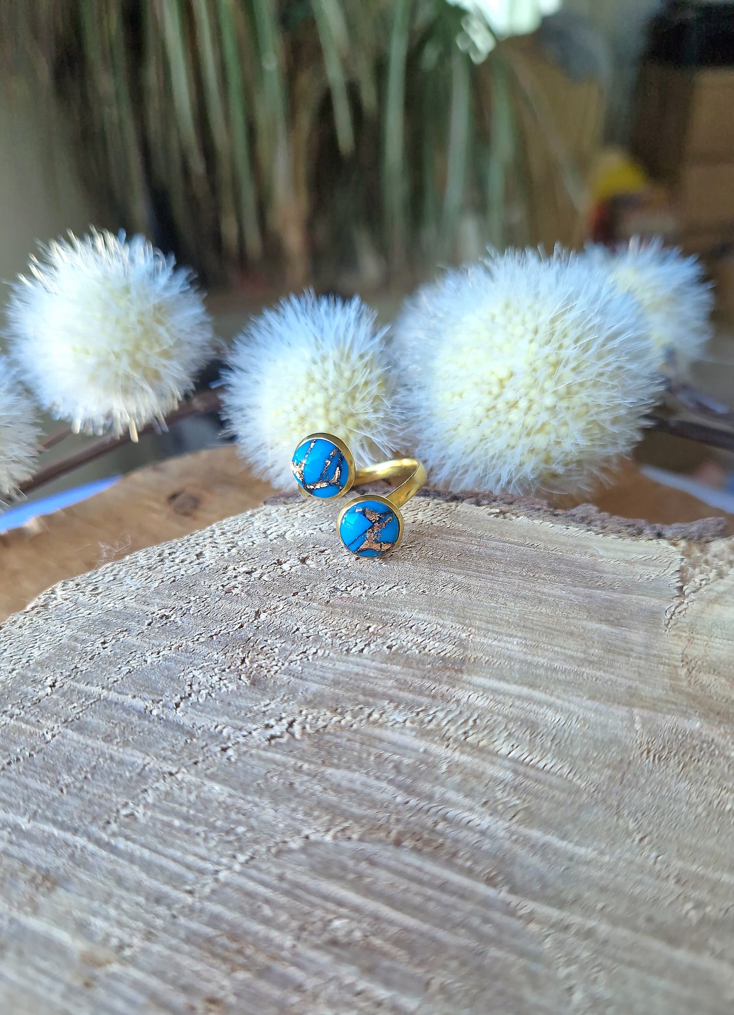 Bague ajustable "Turquoise 🩵"
