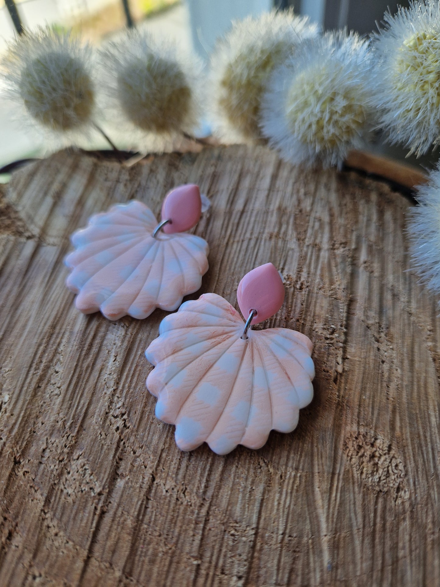 Boucles "Olia" Vichy 🩷