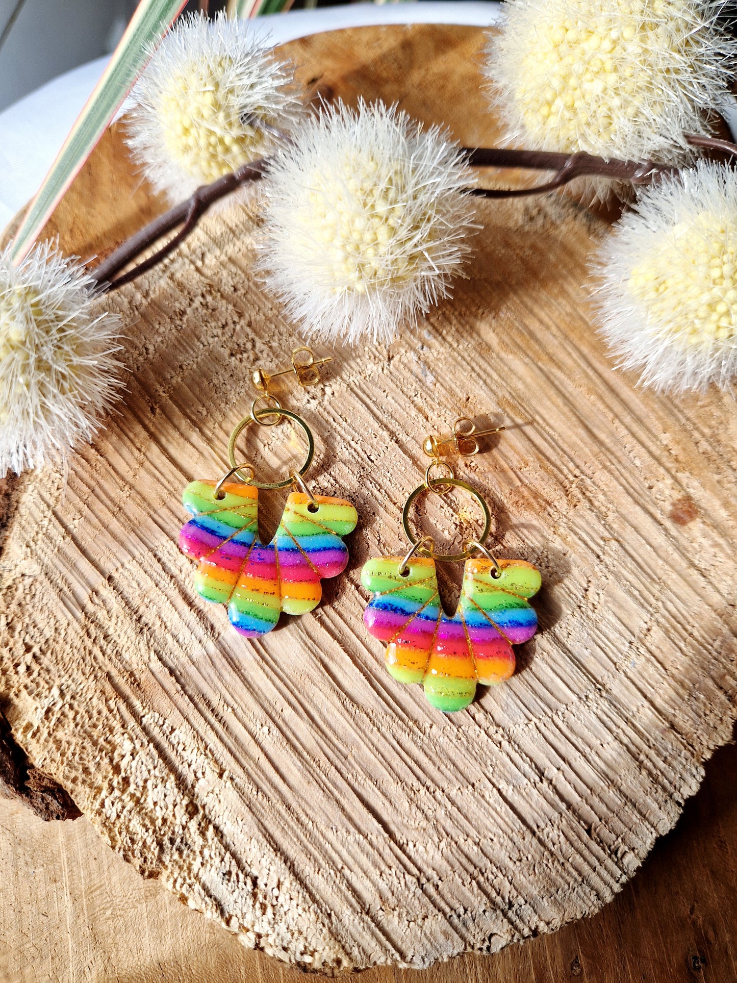 Boucles "Lilia" 🌈