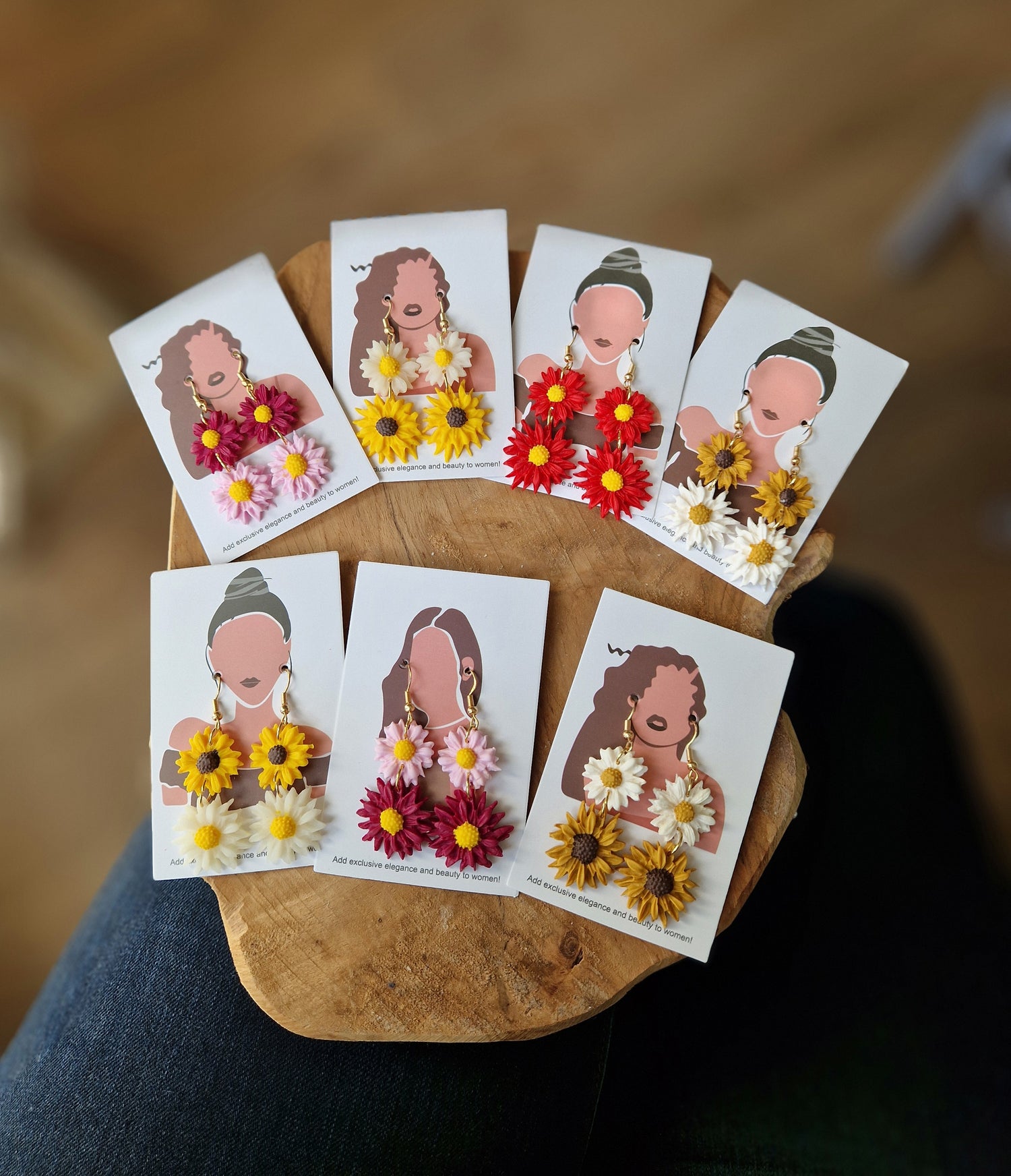 Collection " Fleurs colorées"