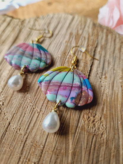 Boucles "Coquillages" 🐚