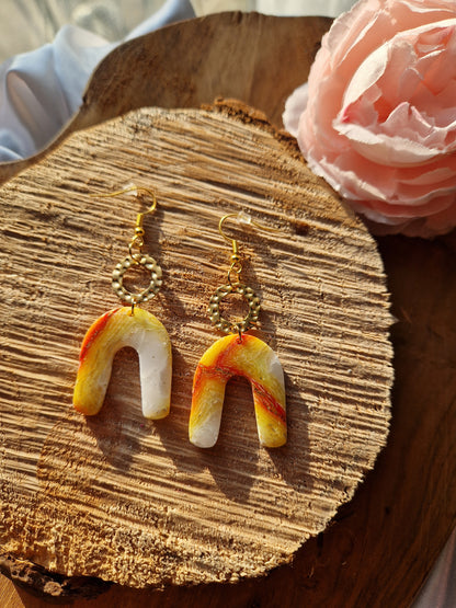 Boucles "Jeanne" 💛🧡