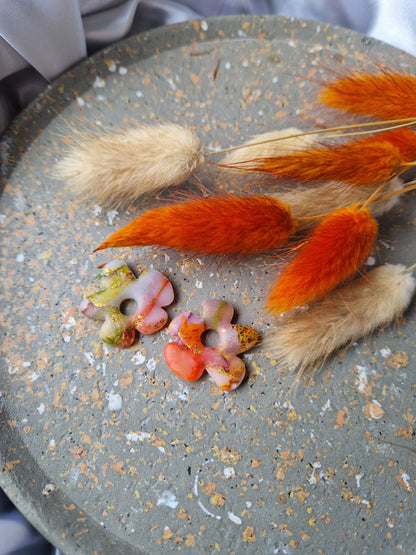Pampilles "Couleurs d'automne " 🦊🐿🍄‍🟫🍂🍁 (sans créoles) mates.