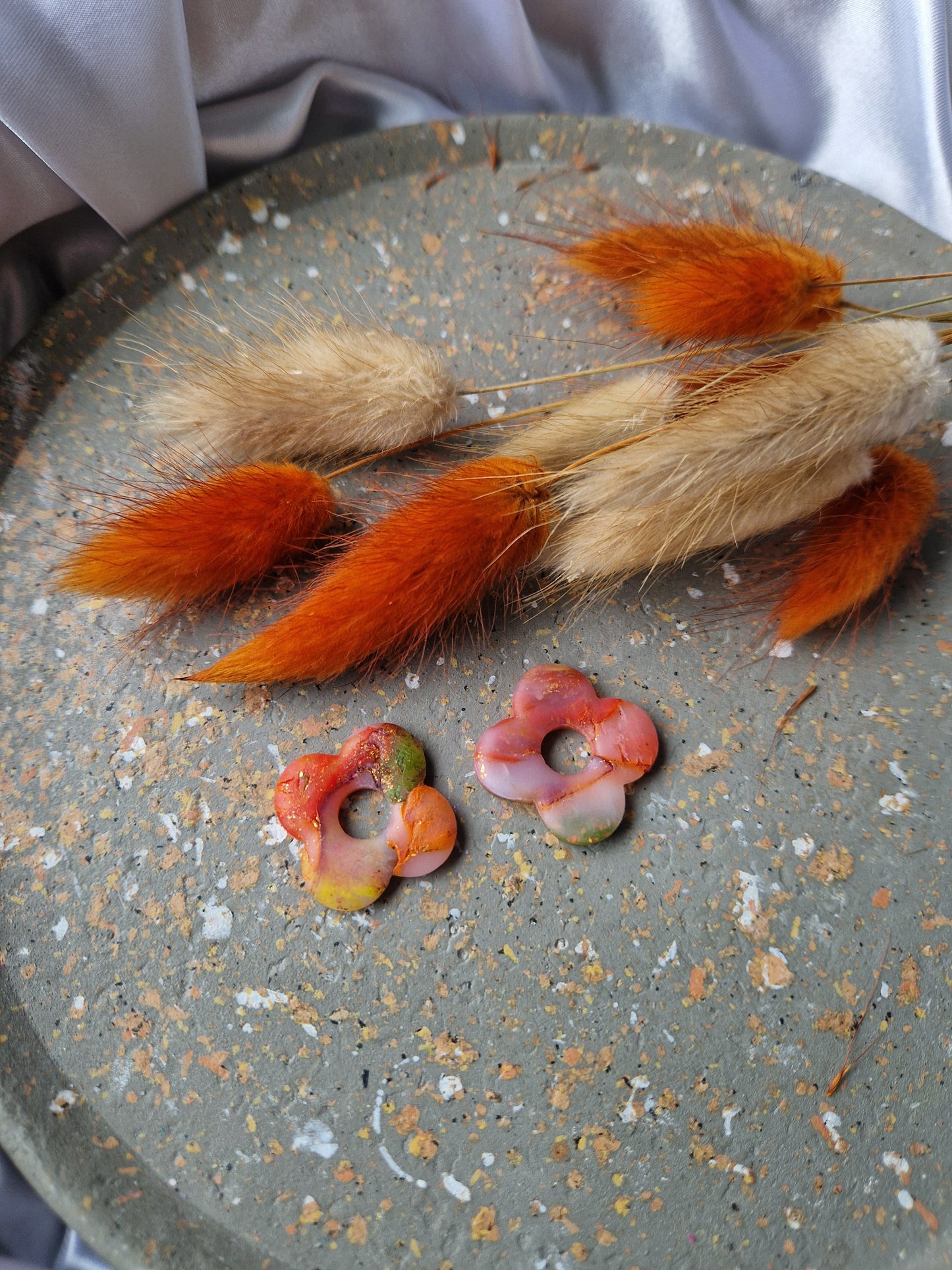 Pampilles "Couleurs d'automne " 🦊🐿🍄‍🟫🍂🍁 (sans créoles) mates.