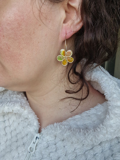 Les boucles "Flora" 🍊🍋🍋‍🟩
