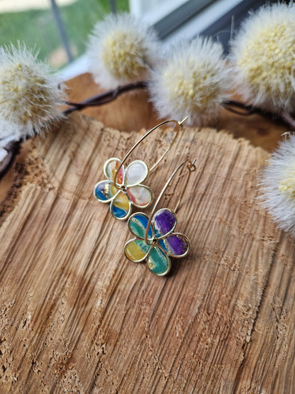 Boucles "Flora"
