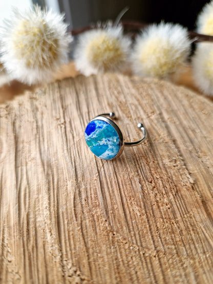 Bague "Lagon 💙🩵💚"
