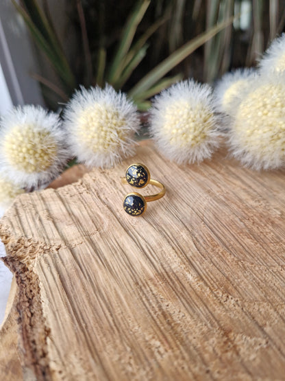 Bague ajustable "Chic 🖤✨️"