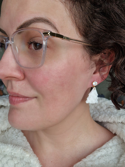 Boucles "Sapin strass"