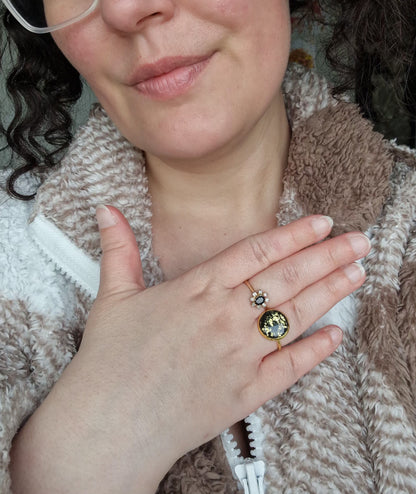 Bague ajustable "Chic" 🖤✨️