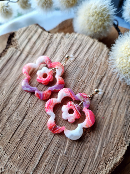 Boucles "Duo de fleurs 🌸"