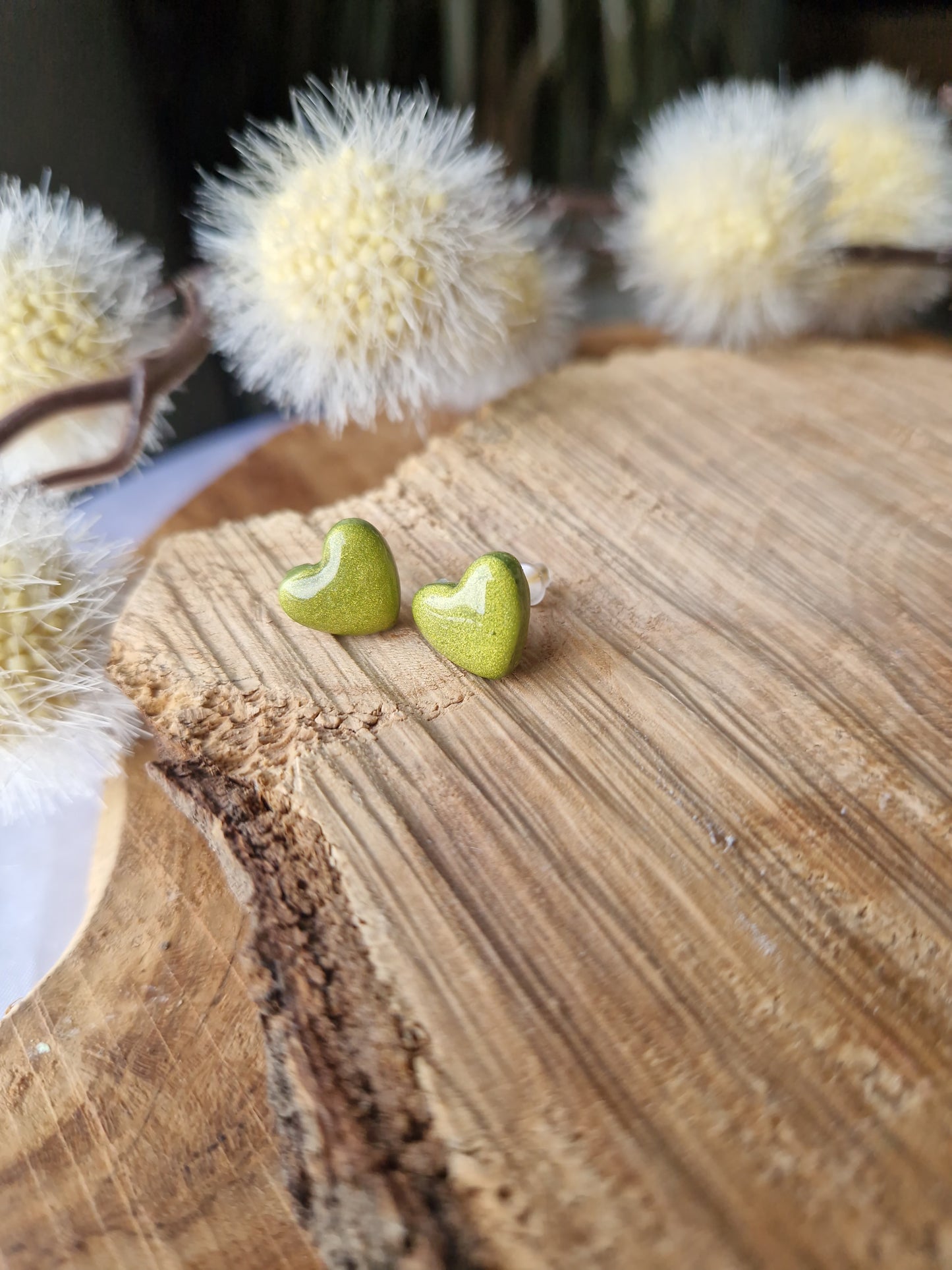 Puces d'oreilles Coeurs 💚