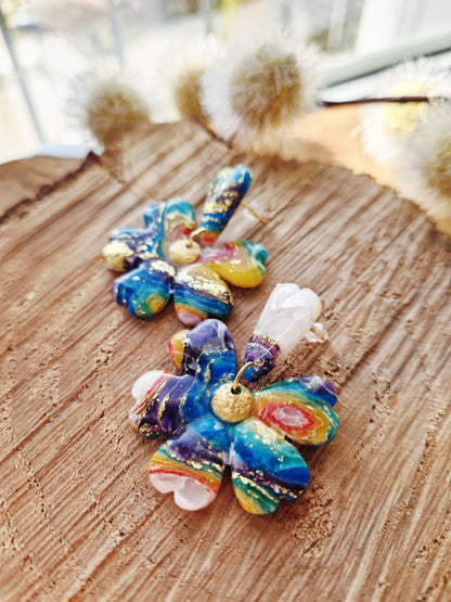 Boucles "Fleurs pétale " 🌸
