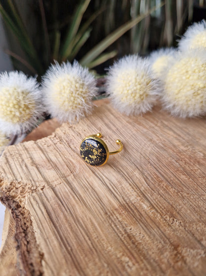 Bague ajustable "Chic" 🖤✨️