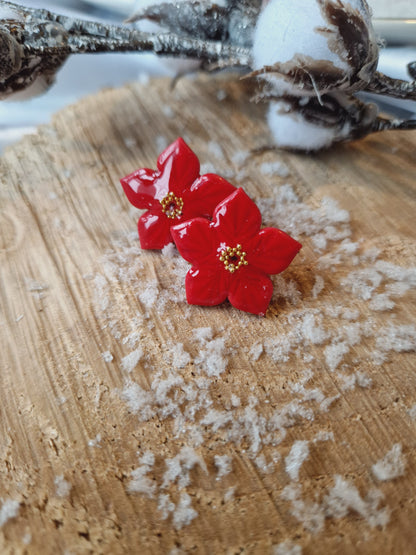 Puces moyennes "Fleurs de Noël"