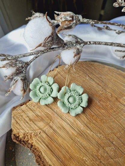 Boucles "Anémone"