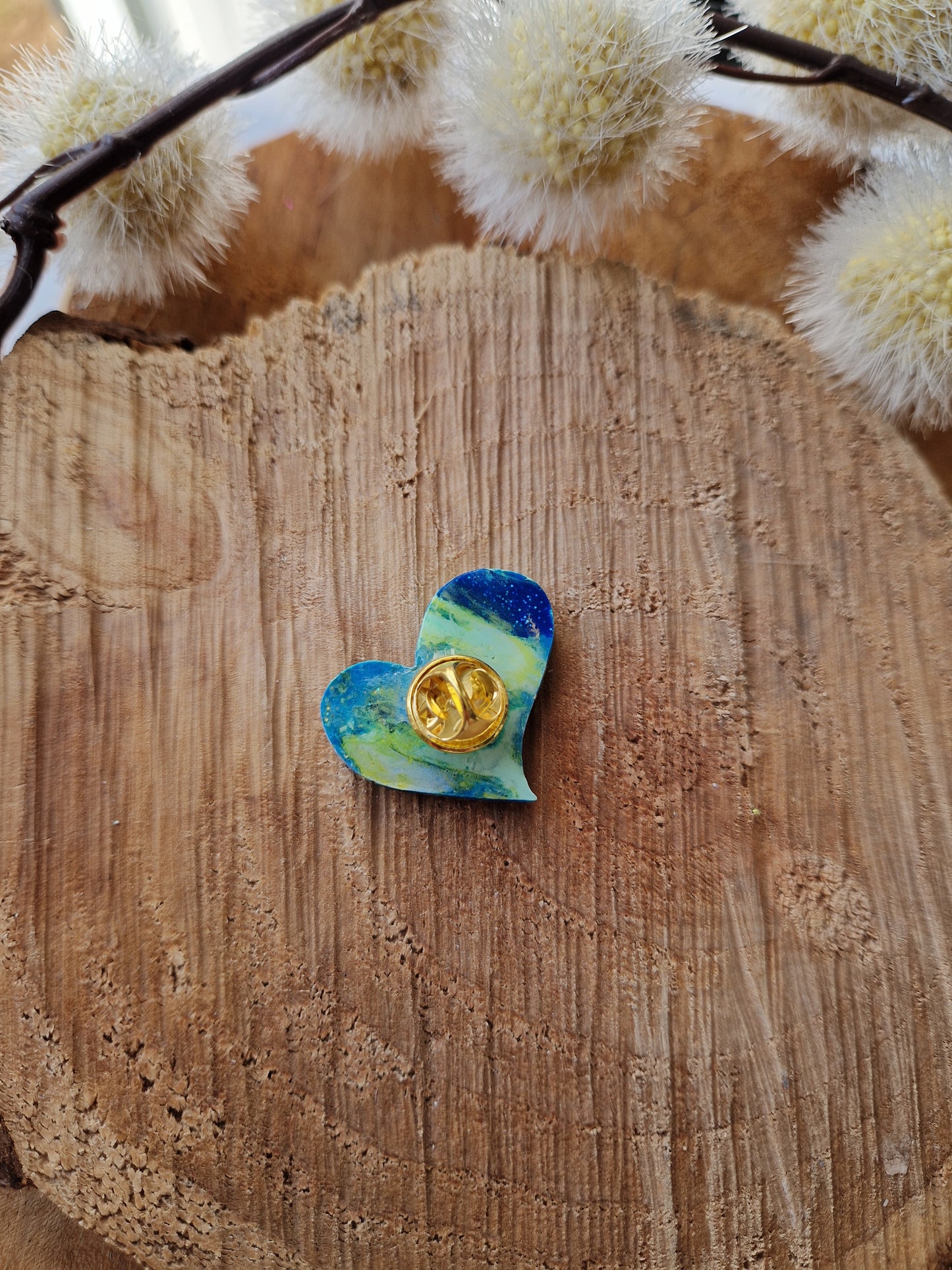 Pin's cœur "Méditerranée"