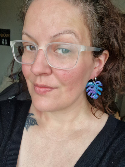Boucles "Monstera"