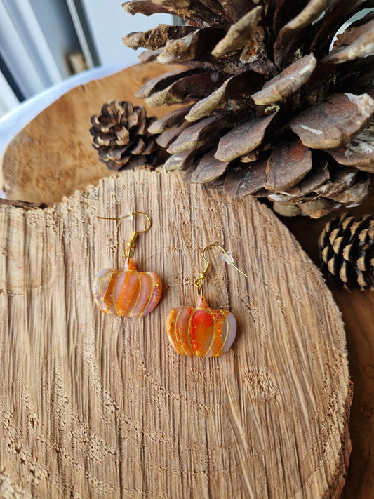 Boucles "Citrouilles" 🎃