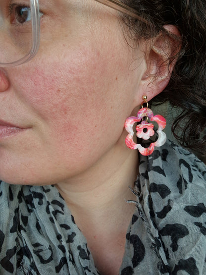 Boucles "Duo de fleurs 🌸"