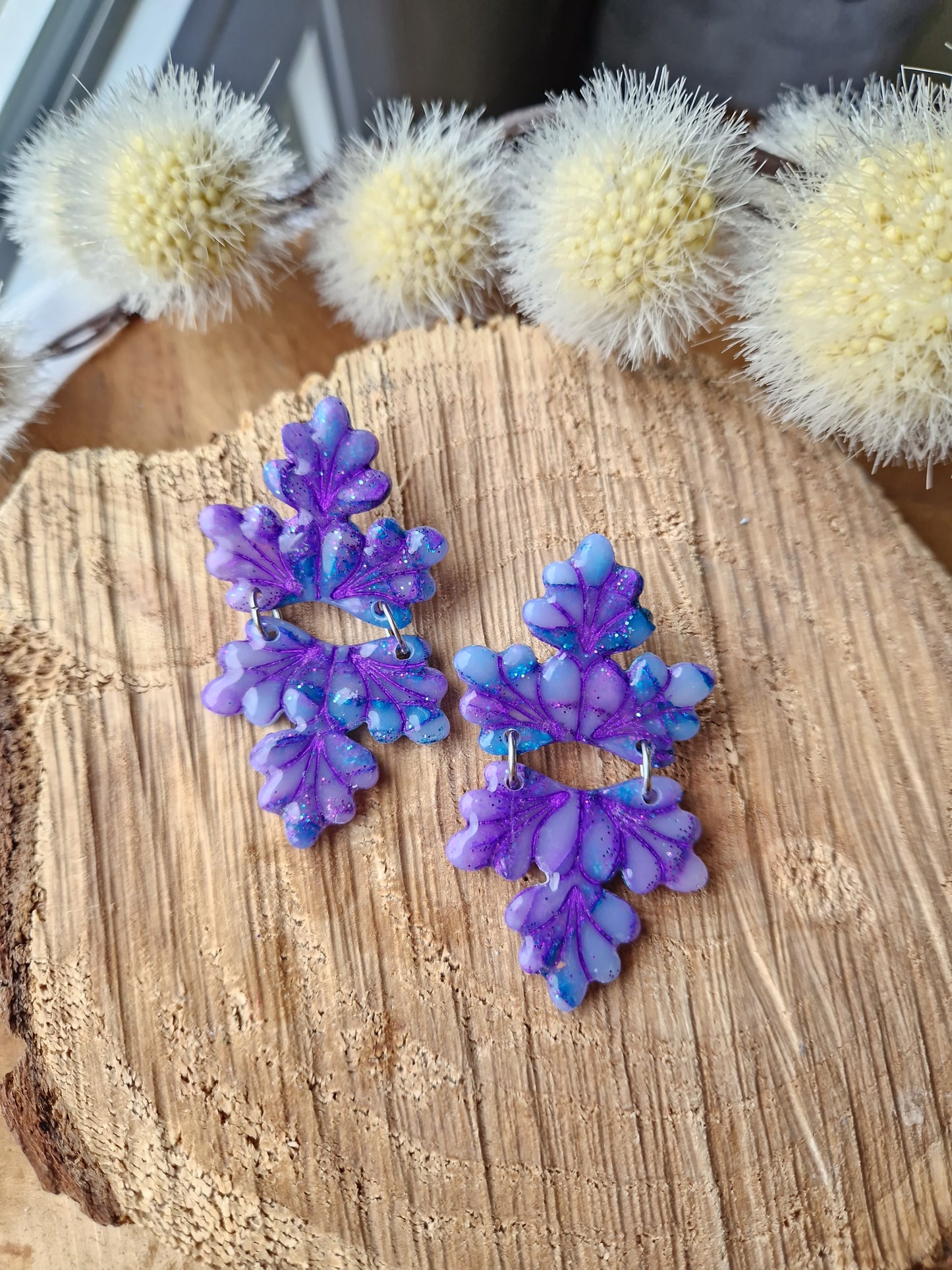 Boucles "Feuillage"