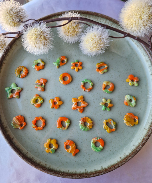Minies pampilles "Citrus 🍋🍊🍋‍🟩" (sans créoles).