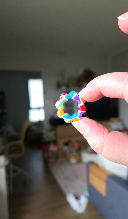 Pampilles "Bonbons acidulés 🍭" (sans créoles) finition brillante.