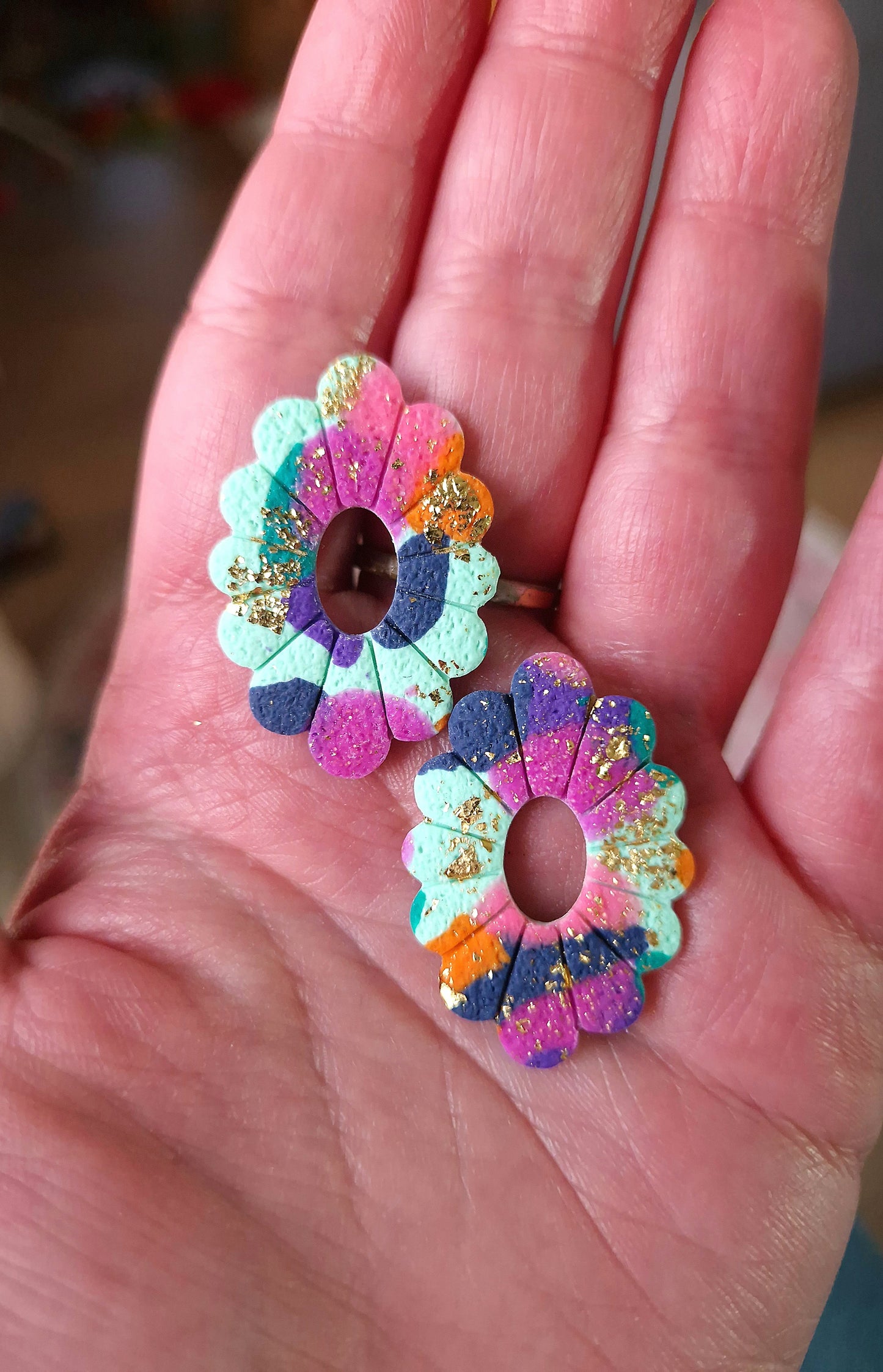 Pampilles "Éclats de printemps" 🌼✨️💐(sans créoles).