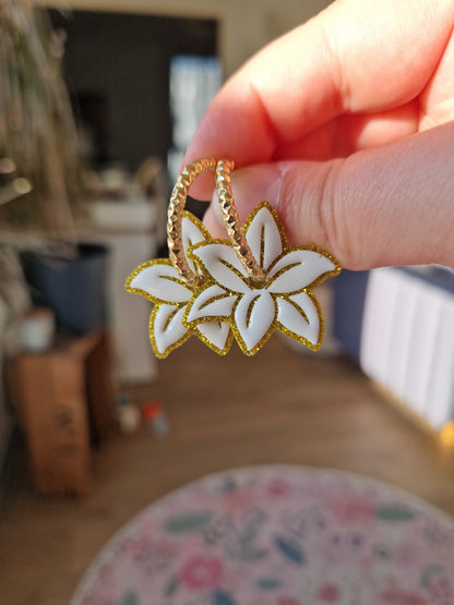 Pampilles "Fleur de Lys" (vendues sans créoles).