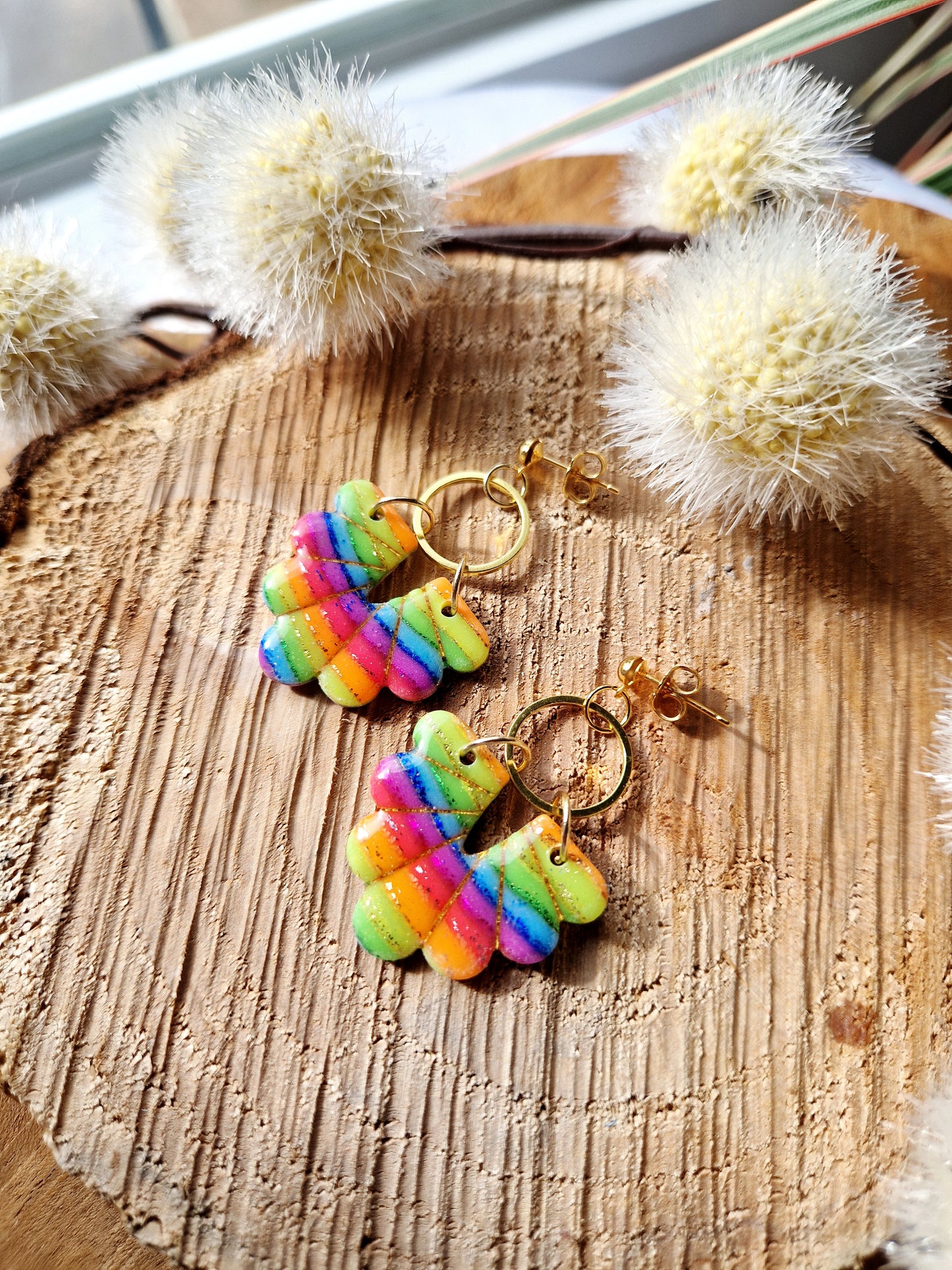 Boucles "Lilia" 🌈