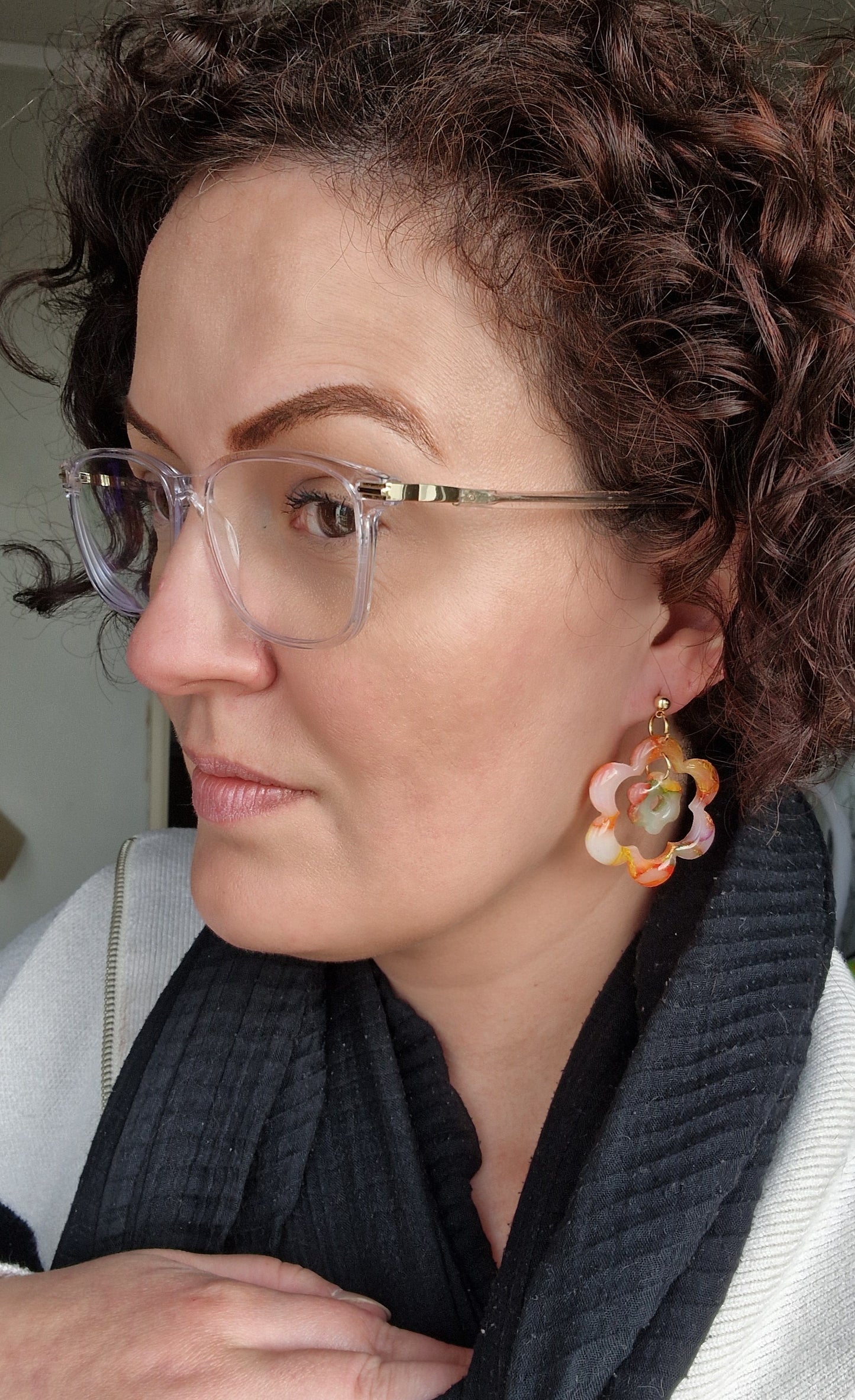 Boucles "Duo de 🌸 "