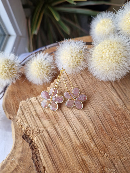 Les boucles "Flora" 🌸 (réservées à Lucie).