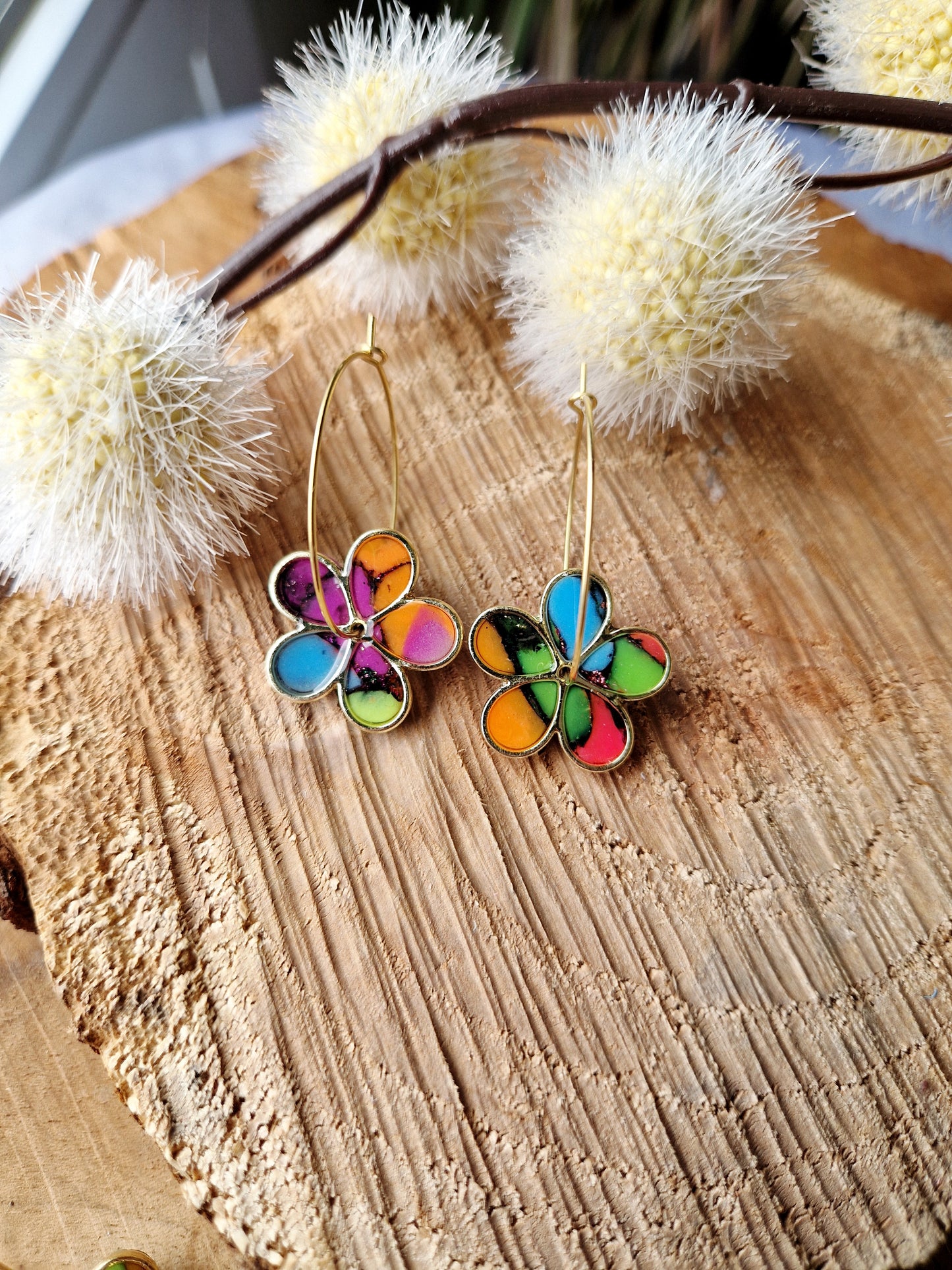 Boucles "Flora"