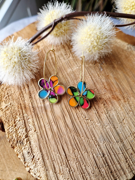 Boucles "Flora"