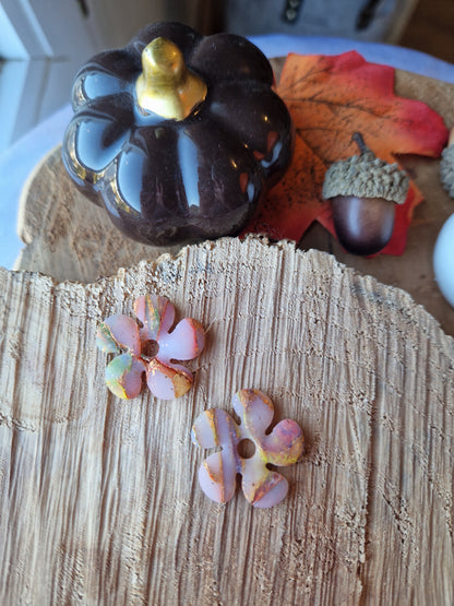 Pampilles "Couleurs d'automne " 🦊🐿🍄‍🟫🍂🍁 (sans créoles) mates.